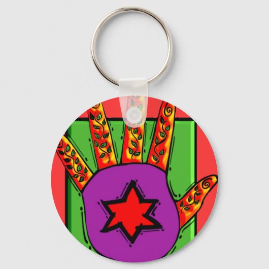 Hamsa Sleutelhanger (Voorkant)