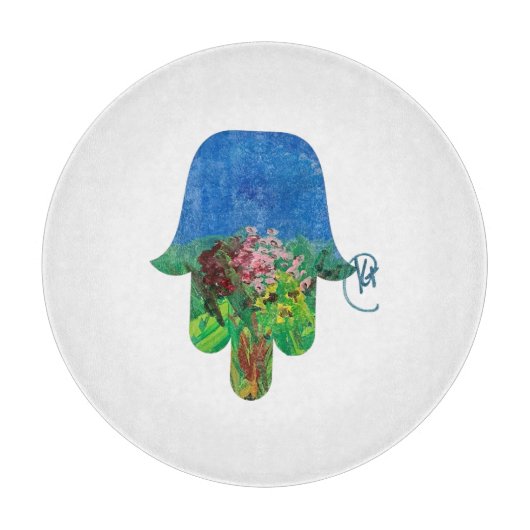 Hamsa-snijdplank voor rozentuin snijplank (Voorkant)