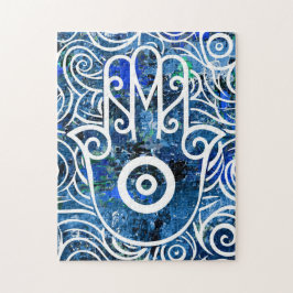 Hamsa Swirls Legpuzzel