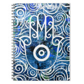 Hamsa Swirls Notitieboek (Voorkant)