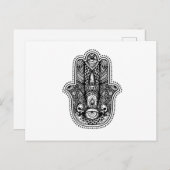 Hamsa The Hand of the Goddess Briefkaart (Voorkant / Achterkant)