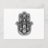 Hamsa The Hand of the Goddess Briefkaart (Voorkant)