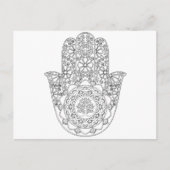 Hamsa Tree of Life Briefkaart (Voorkant)