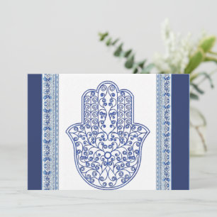 hamsa * tunis * marokko * henna * blue kaart
