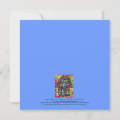 Hamsa Vis Huwelijksuitnodiging Kaart (Achterkant)