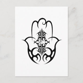 HAMSA - zwart-wit Briefkaart