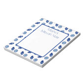 Hamsah Mitzvah Note Notitieblok (Linkerzijde)