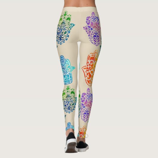 Hamsas Pattern Leggings (Achterkant)