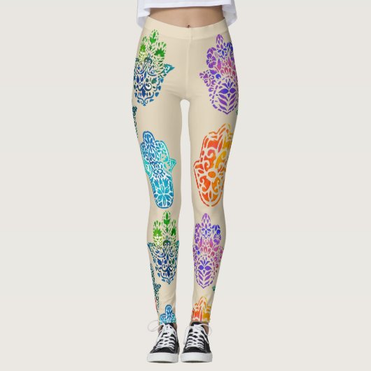 Hamsas Pattern Leggings (Voorkant)