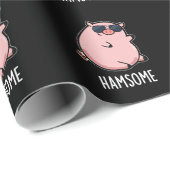 Hamsome Grappig Pun Dark BG Cadeaupapier (Rol Hoek)