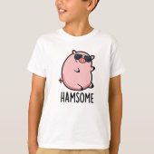 Hamsome Grappig Pun T-shirt (Voorkant)