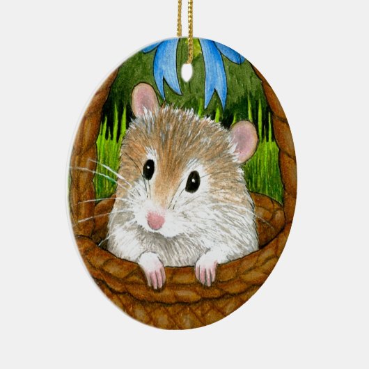 Hamster 14 keramisch ornament (Rechts)