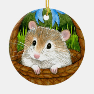 Hamster 14 keramisch ornament