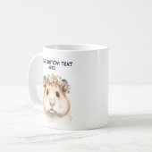 Hamster aangepast bericht koffiemok (Voorkant links)