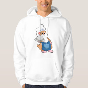 Hamster als Cook met Platter Hoodie