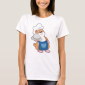 Hamster als Cook met Platter T-shirt (Voorkant)