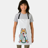 Hamster als Doctor met Stethoscoop.PNG Schort (Insitu)