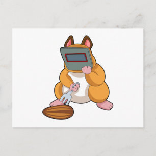 Hamster als lasser.PNG Briefkaart