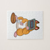Hamster als lasser.PNG Legpuzzel (Horizontaal)
