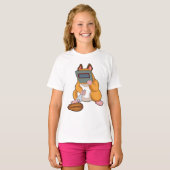 Hamster als lasser.PNG T-shirt (Voorkant volledig)