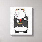 Hamster als Magicaliër met Magische wand en Pet Canvas Afdruk (Voorkant)