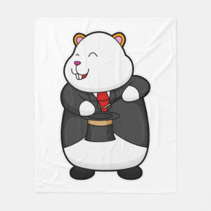 Hamster als Magicaliër met Magische wand en Pet Fleece Deken