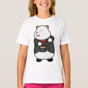 Hamster als Magicaliër met Magische wand en Pet T-shirt