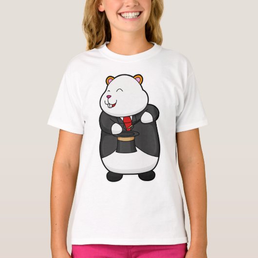 Hamster als Magicaliër met Magische wand en Pet T-shirt (Voorkant)