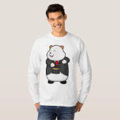 Hamster als Magicaliër met Magische wand en Pet T-shirt (Voorkant volledig)