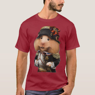 Hamster als Napoleon Bonaparte van Frankrijk T-shirt