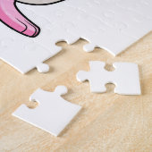 Hamster als student met rugzak en Pet Legpuzzel (Zijkant)