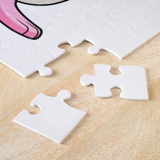 Hamster als student met rugzak en Pet Legpuzzel (Zijkant)