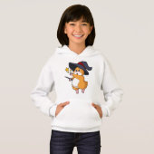 Hamster als Tovenaar met Magische Wand (Voorkant volledig)