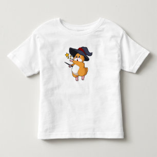 Hamster als Tovenaar met Magische Wand Kinder Shirts