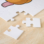 Hamster als Tovenaar met Magische Wand Legpuzzel (Zijkant)