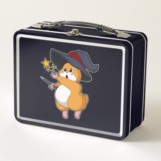 Hamster als Tovenaar met Toverstaf (Voorkant)