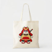 Hamster als Warrior met Armor Tote Bag (Voorkant)