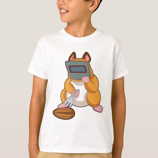 Hamster als Welder.PNG T-shirt (Voorkant)