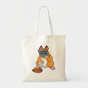 Hamster als Welder.PNG Tote Bag