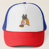 Hamster als Welder.PNG Trucker Pet (Voorkant)