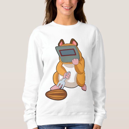 Hamster als Welder.PNG Trui (Voorkant)