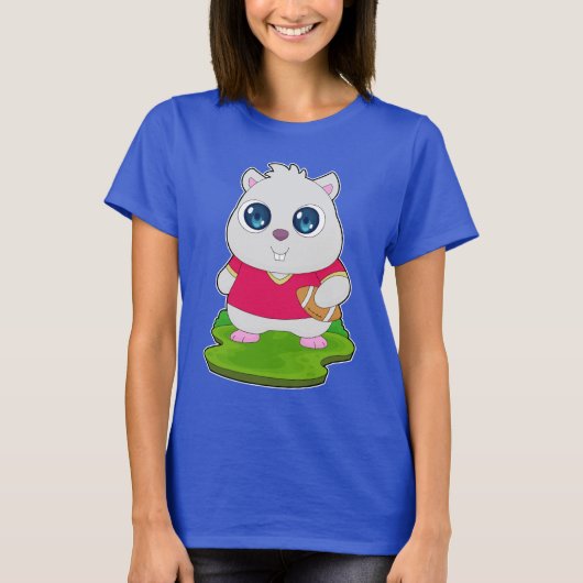 Hamster American Football Sports T-shirt (Voorkant)