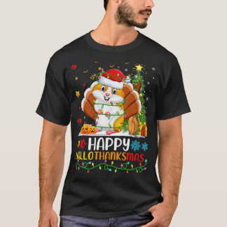 Hamster Animal Lover Funny Happy Hamster HelloThan T-shirt