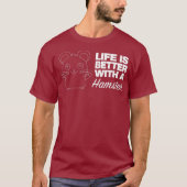 Hamster Apparel - Beste Hamsters Lover Design T-shirt (Voorkant)