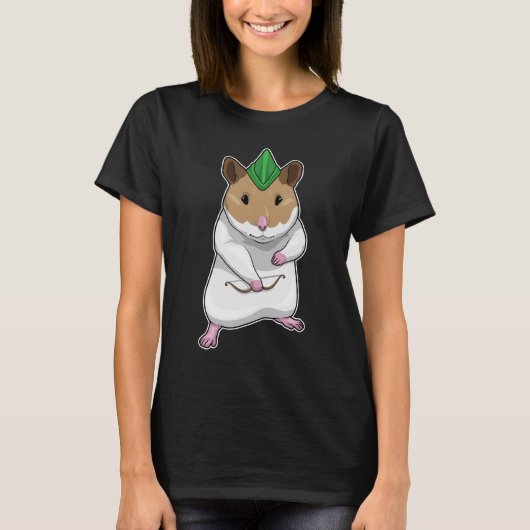 Hamster Archer Bow T-shirt (Voorkant)