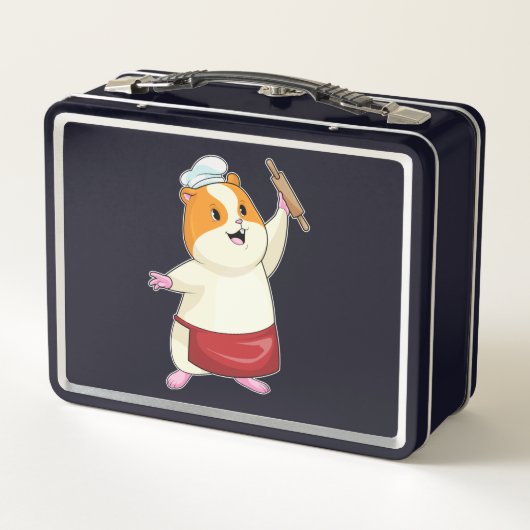 Hamster as Baker with Rolling pin (Achterkant)