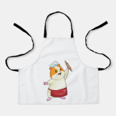 Hamster as Baker with Rolling pin Schort (Voorkant)
