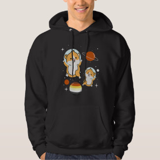 Hamster Astronaut Gay Beer Pride Hoodie