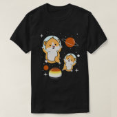 Hamster Astronaut Gay Beer Pride T-shirt (Design voorkant)