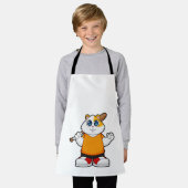 Hamster at Baseball with Baseball bat Schort (Gedragen)